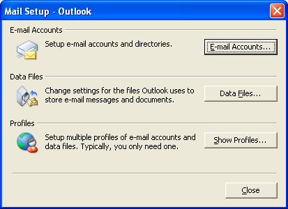 outlook mail setup